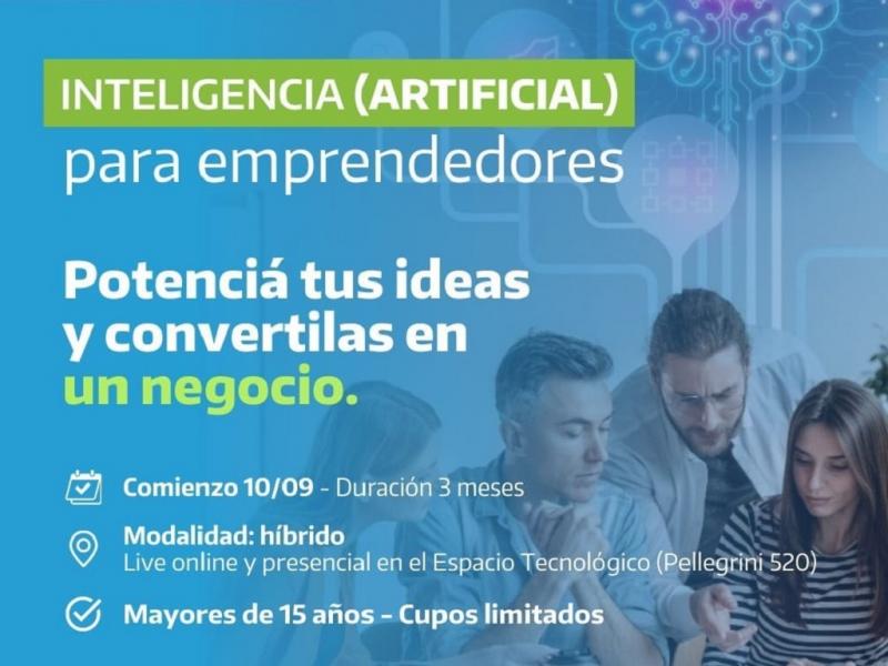 Lanzan el programa Inteligencia Artificial para Emprendedores 