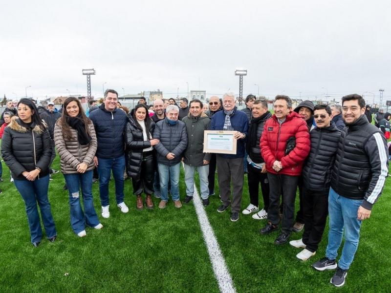 Ro Grande tiene la primera cancha de futbol 11 de la Patagonia homologada por FIFA y eso es un orgullo para todos, Martn Prez  