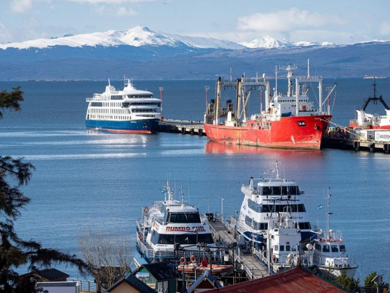 Con el arribo del Ventus Australis comenz la temporada de cruceros 2024-2025