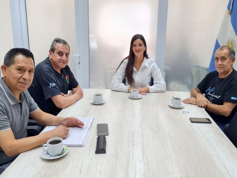 Zamora recibi a representantes del Centro de Veteranos de Ro Grande