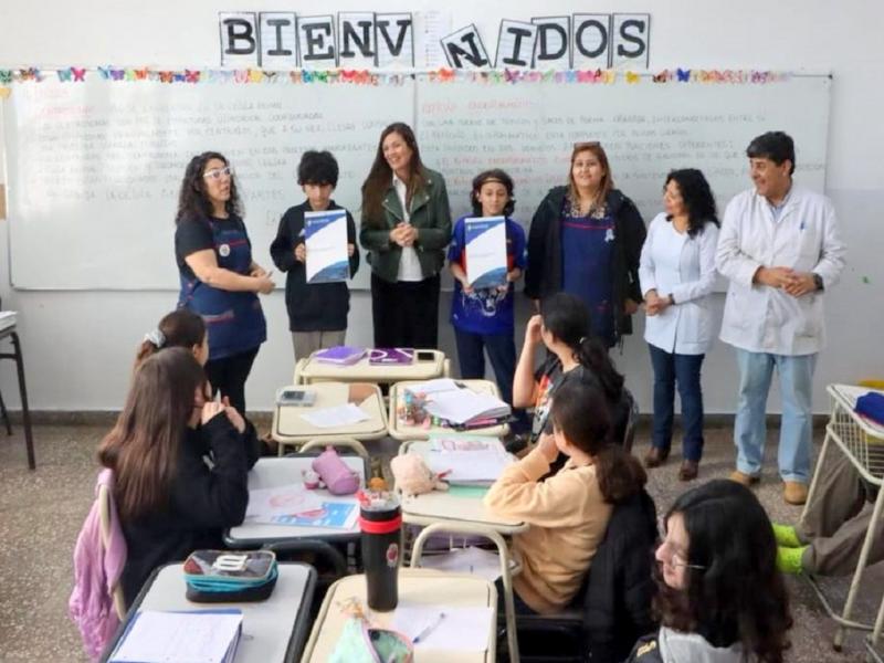Zamora reconoci la iniciativa de los estudiantes de la Escuela N 27