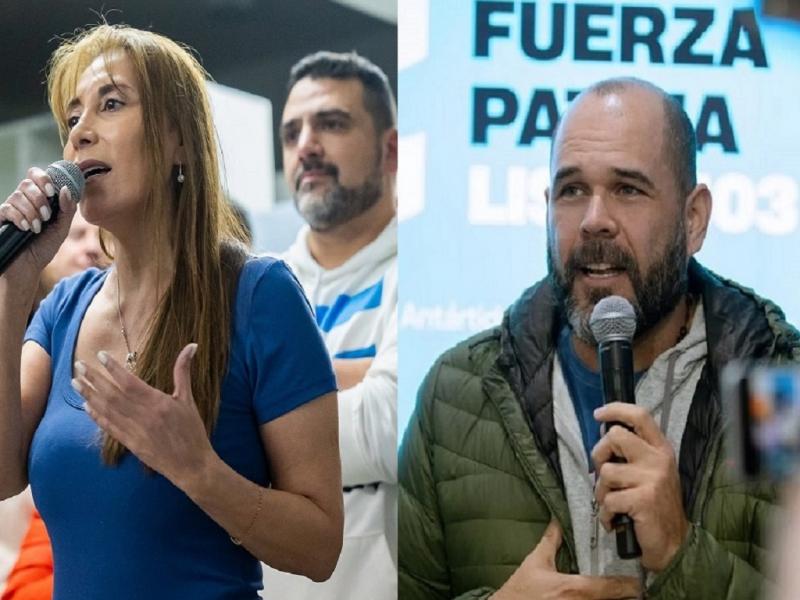 Andrea Freites felicitó a Cristina López y a Agustín Tita por las bancas obtenidas