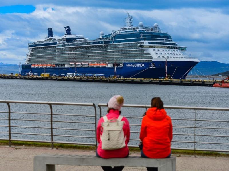 Más de 6 mil personas llegaron este miércoles a Ushuaia en cruceros