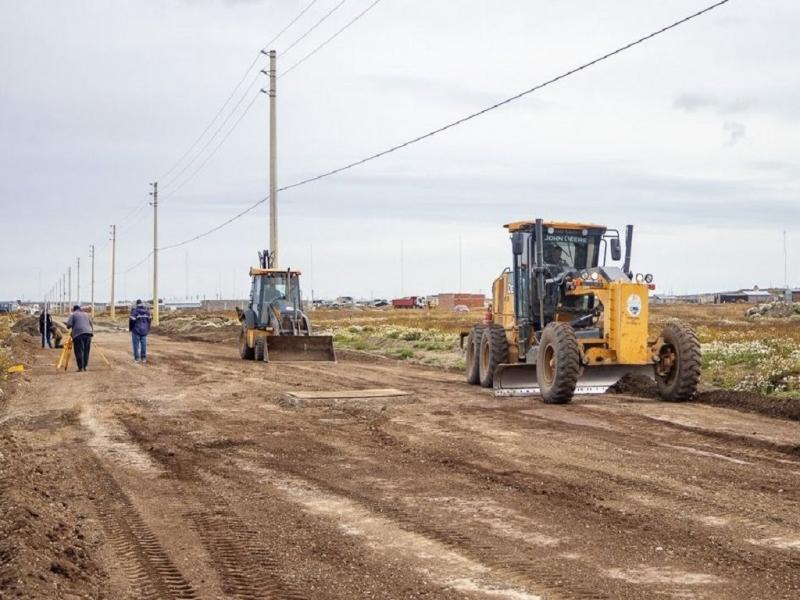 Iniciaron los trabajos de pavimentaci�n en la calle Punta Popper 