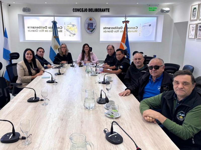 Concejales recibieron al Centro de Veteranos de Guerra Malvinas Argentinas