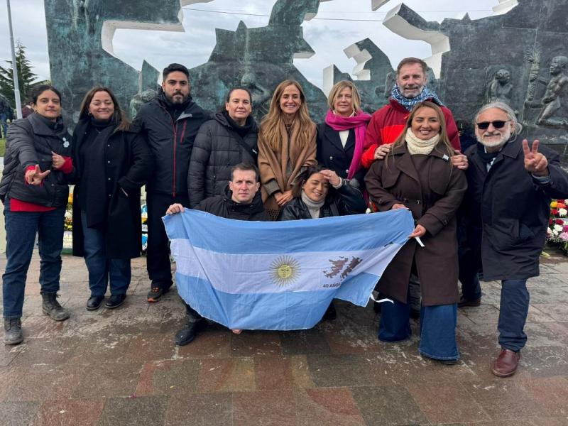 �La memoria de Malvinas se honra donde tiene que honrarse�, Andrea Freites 