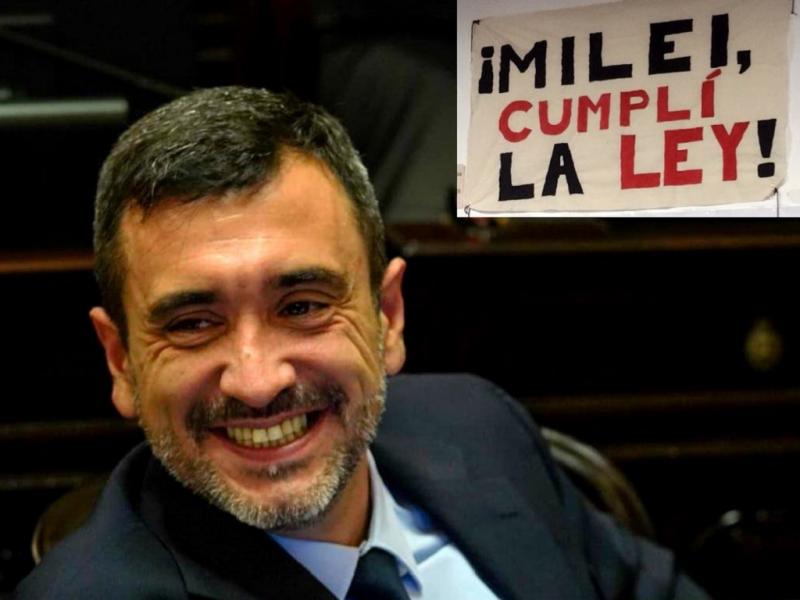 Coto se retir� abucheado de la UNTDF sede Ushuaia