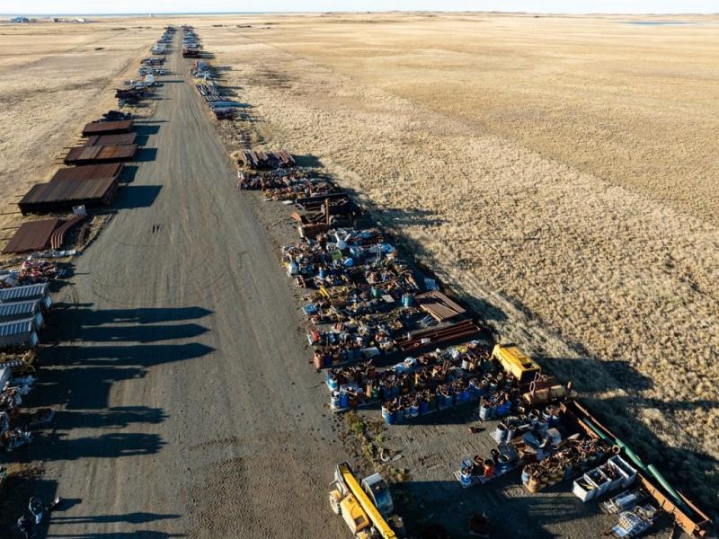 Primera etapa de la campaña de saneamiento ambiental en yacimientos fueguinos