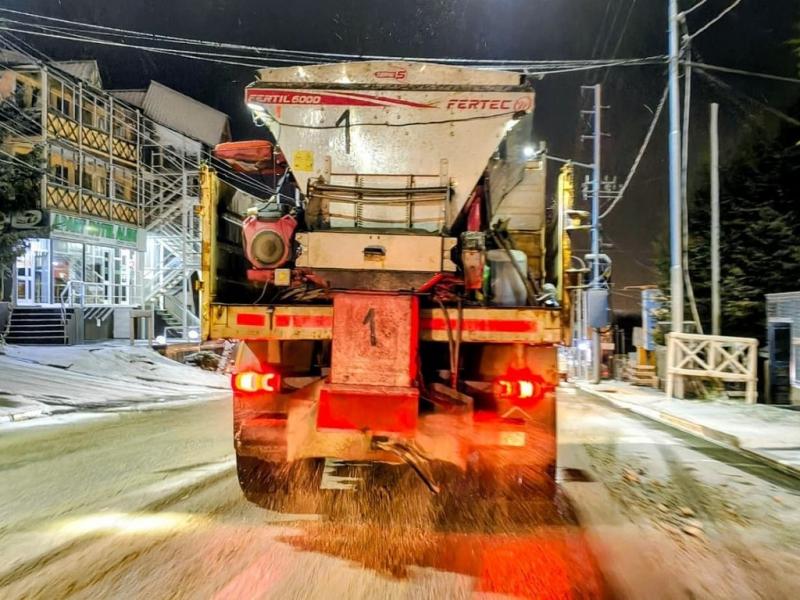 Contin�a el Operativo Invierno tras las intensas nevadas 