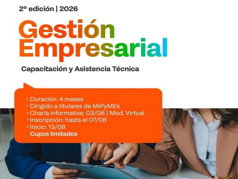 Abren inscripciones para la nueva edici�n del programa Gesti�n Empresarial 