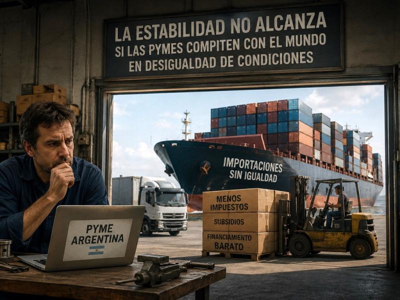 �La estabilidad no alcanza si las pymes compiten con el mundo en desigualdad de condiciones�, IPA 