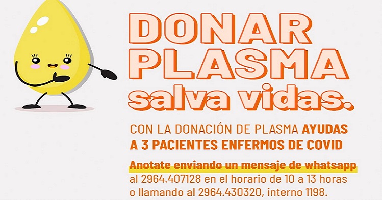 Los potenciales donantes pueden comunicarse al WhatsApp del Banco de Sangre del HRRG (2964-407128), en el horario de 10 a 13 horas, al 423088 int. 1198, o contactar por la red social Facebook (Hemoterapia Ro Grande Tierra del Fuego).