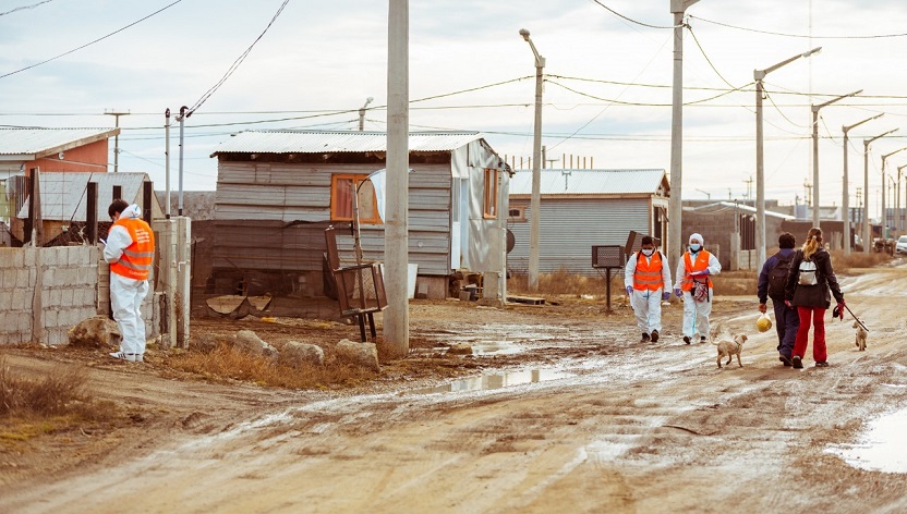 Los barrios relevados fueron UOM, Batalla de Georgias, Cap, Punta Popper, Costa de Mar, 10 de noviembre, Mirador, Argentino, Fueguino, 22 de Julio, 15 de octubre, Hroes de Malvinas, Miramar, Austral, Ecolgico y Reconquista, entre otros.