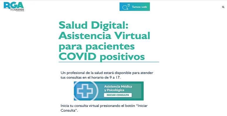 Esta nueva herramienta funciona de 9 a 17 horas y est disponible en la pgina del Municipio. El servicio del Botn de Asistencia virtual es exclusivo para quienes ya hayan sido diagnosticados con COVID-19. 