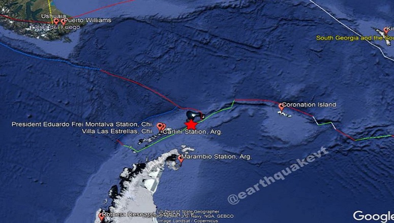 La Base Eduardo Frei, de la Fuerza Area de Chile, est ubicada 1.230 kilmetros al sur del continente, en la isla Rey Jorge. Es la mayor base chilena en este territorio. 