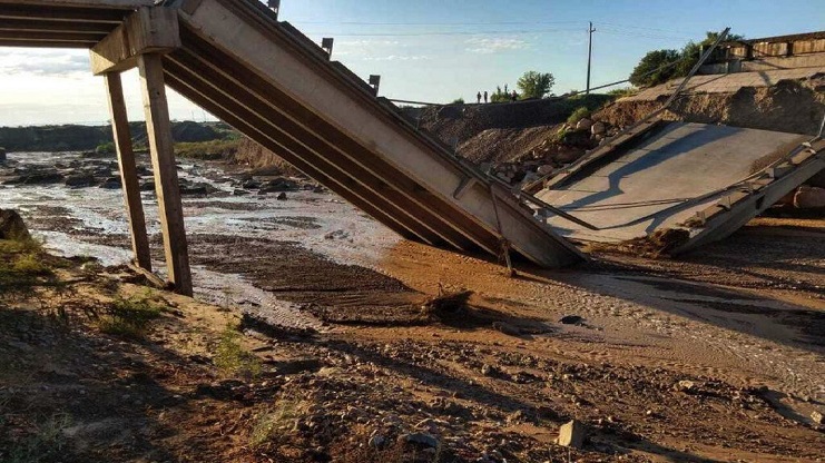 El hecho ocurri a la altura de Anchoris, lmite entre Lujan y Tupungato. Para viajar hacia el sur o para ingresar al Gran Mendoza hay que tomar rutas alternativas.