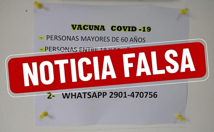 Se repudia este tipo de accionar malintencionado que solo busca generar confusin en la comunidad a travs de la desinformacin, utilizando la pandemia para provecho propio, resalt el Gobierno de Tierra del Fuego. 