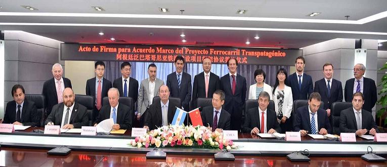 Firman acuerdo con China para la construccin del tren transpatagnico

