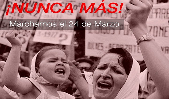 El acto por la Memoria, la Verdad y la Justicia en Ro Grande se realizar en el Espacio para la Memoria, en la esquina de la Avenida Belgrano y Mackinlay, a las 18:00 horas. 