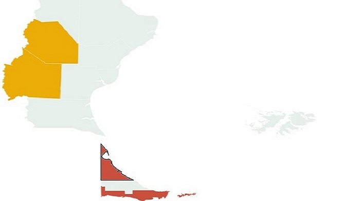 Los departamentos Ro Grande y Ushuaia en Tierra del Fuego, estn considerados de alto riesgo debido al incremento de casos de COVID-19 registrados en la ltima semana. 