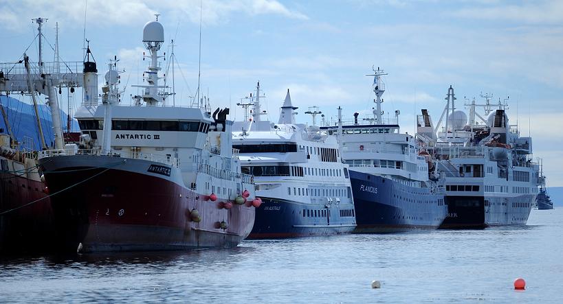 Durante el sbado 19 y el domingo 20 el Puerto de Ushuaia recibir 11 buques con destino a la Antrtida.