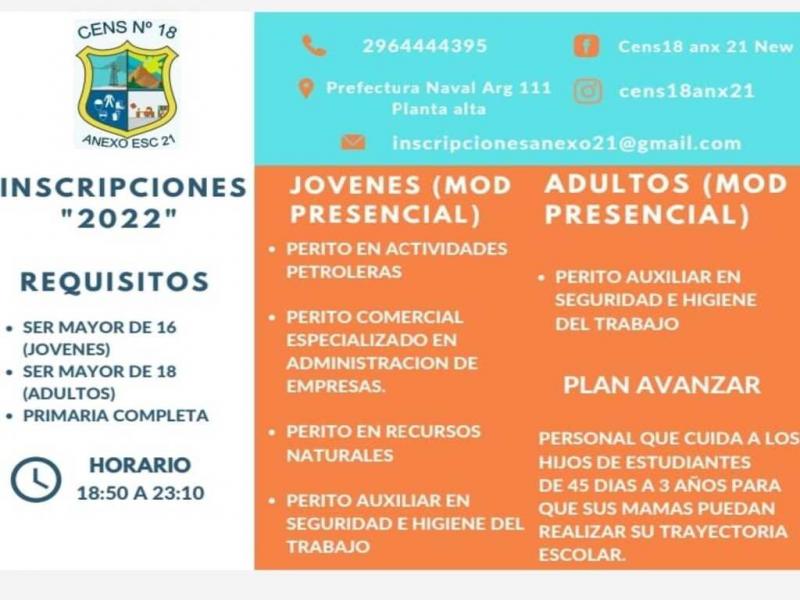 Los interesados pueden acercarse a la institucin que funciona de 18:50 a 23:10 horas, en Prefectura Naval Argentina N 111, puerta de entrada por calle San Martin, planta alta, en el barrio Chacra II.