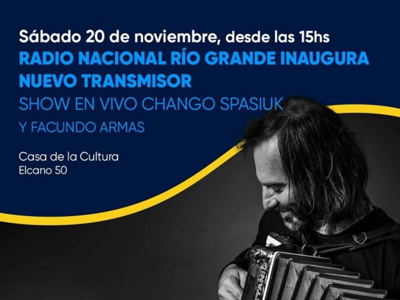 El nuevo transmisor de 100 kw de potencia nos convierte en la radio con mayor alcance en la Patagonia, con cobertura en la Antrtida y en nuestras Islas Malvinas, resalt el Director de Radio Nacional Ro Grande, Martn Mancieri. 