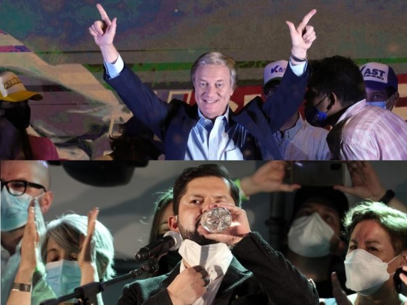 Jos Kast y Gabriel Boric desplazaron a los partidos tradicionales y competirn en la segunda vuelta del 19 de diciembre. Un empresario antipoltica que vive en Estados Unidos termin tercero y ser clave.