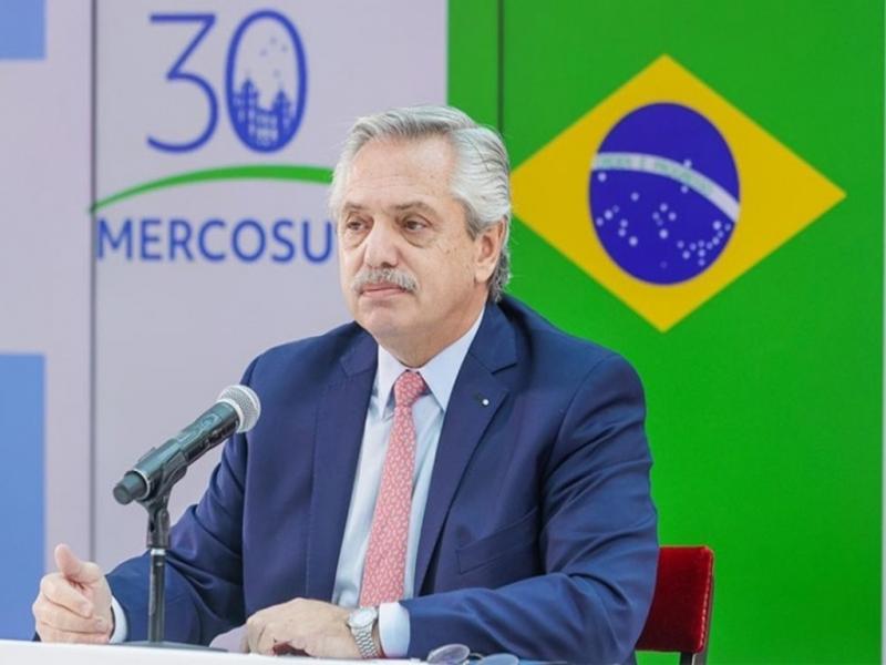 El Presidente tiene en agenda la Cumbre del Mercosur, que se realizará el 17 de este mes en Brasilia, y se constituirá en la primera visita oficial de Fernández a ese país.
