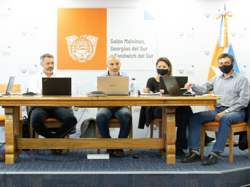 En esta oportunidad, la reunión contó con la presencia de representantes del Ministerio de Desarrollo Productivo de Nación, y de los municipios de Ushuaia y Río Grande.