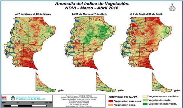 La Estacin Experimental Agropecuaria Santa Cruz, public un informe con el resultado del monitoreo de la condicin de la vegetacin durante los meses de otoo para las provincias de Santa Cruz y Tierra del Fuego. 