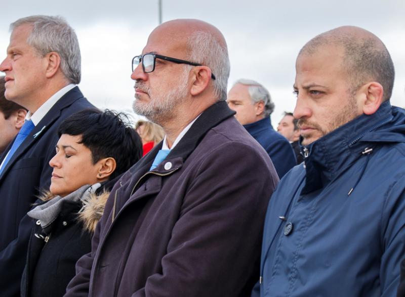 Celebro que tanto el Ministro de Educacin de Nacin como la Ministra Cubino, hayan pensado tambin en rendir homenaje a nuestros hroes y para nosotros es un orgullo estar presentes, seal Emmanuel Trentino.