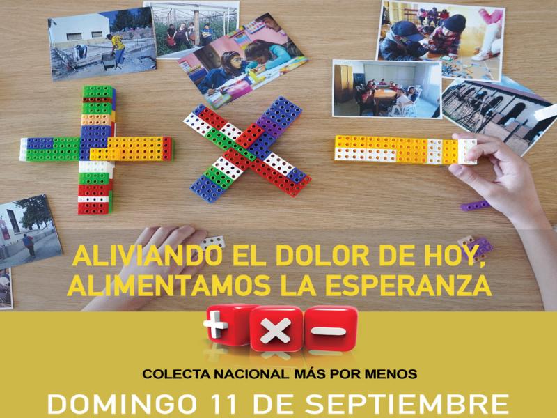 Las donaciones a Ms por Menos, adems del da central de la Colecta en el mbito religioso, pueden efectuarse durante todo el ao, bajo distintas formas de colaboracin.