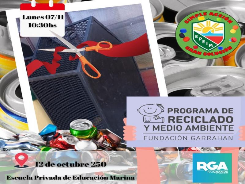 El 18 de noviembre vamos a estar trabajando en la separacin de tapitas por color, preparando para sumar e iniciar el armado de los bolsones, fardos, y cajas para enviar al depsito de la Fundacin Garrahan en Buenos Aires, indic Mnica Becerra.