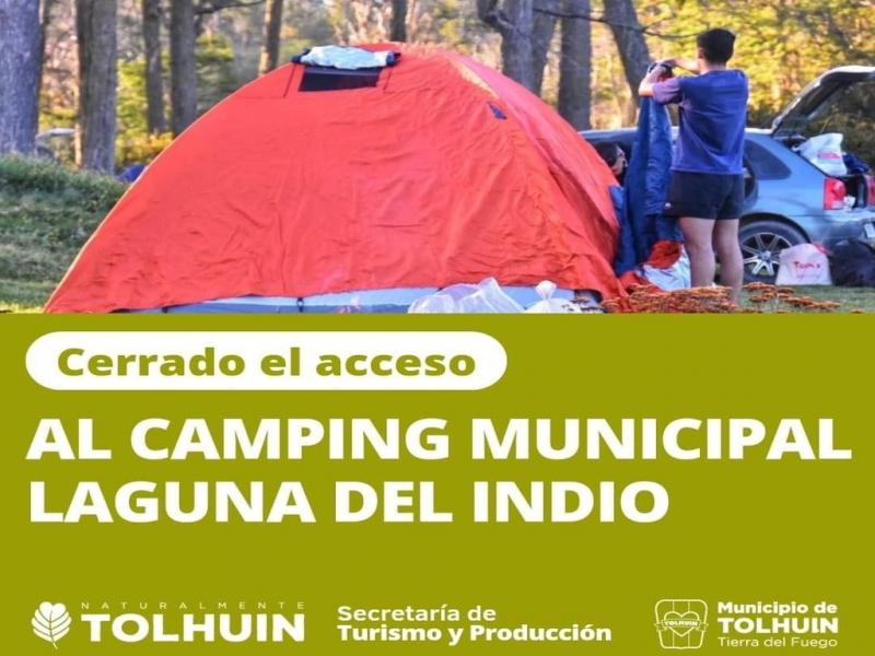 Se inform a las instituciones que tuvieran reservas programas en el camping que se comuniquen al correo electrnico: sec.turismoyproduccion@tolhuin.gob.ar, para su reprogramacin.