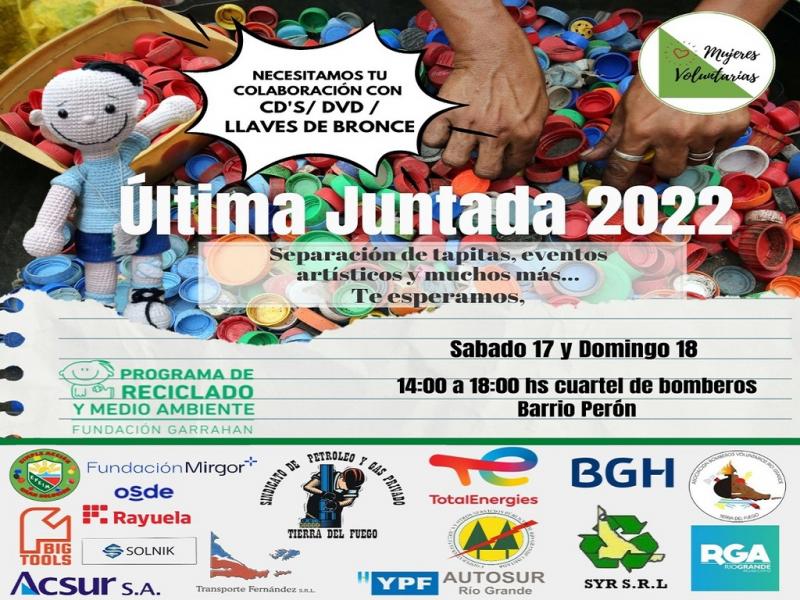 La actividad contar con la colaboracin de la Municipalidad, habr eventos artsticos, y ser el cierre del ao 2022 junto a los vecinos y empresas que hacen posible todo este trabajo solidario.