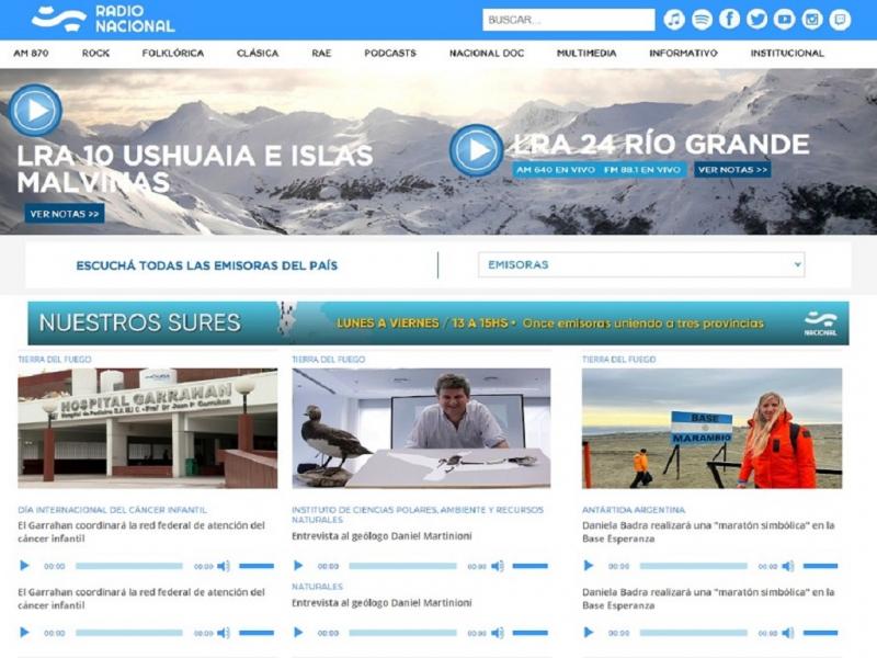 Para las autoridades de Radio Nacional, la Antártida Argentina no pertenece a la provincia de Tierra del Fuego, Antártida e Islas del Atlántico Sur.