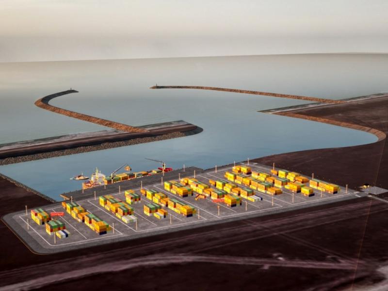 “Río Grande necesita el puerto, porque el 80% de los contenedores que llegan a Ushuaia son para la industria de Río Grande que va a crecer más”, resaltó el Mandatario de Tierra del Fuego, Gustavo Melella.