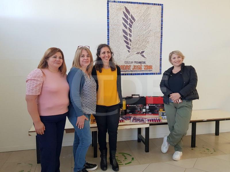 El Colegio Provincial de Educacin Secundaria Padre Jos Zink de Ro Grande, es una de las instituciones beneficiadas con aportes de la empresa Total Energies, mediante el convenio educativo que conforma con el IAPG y AMET.