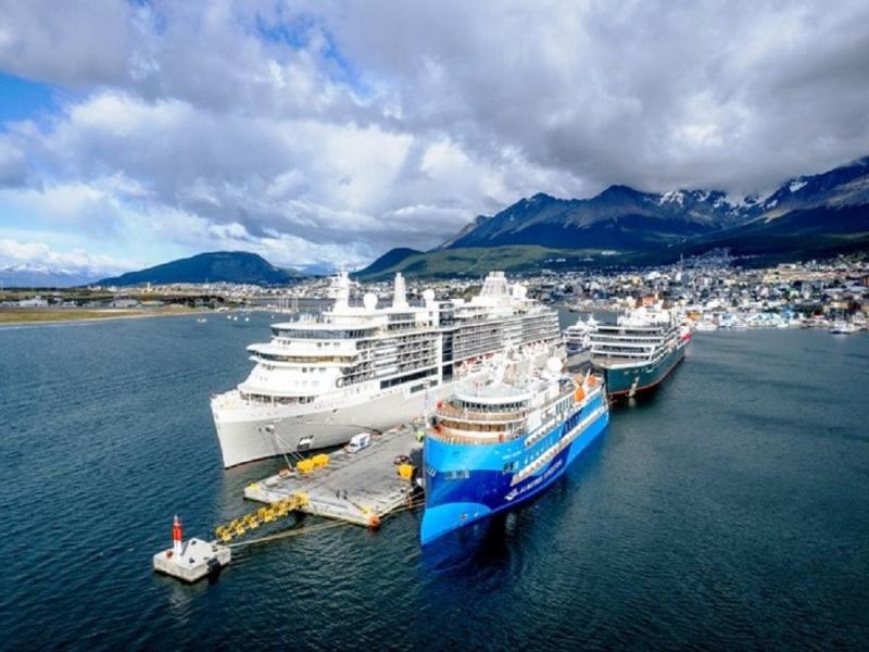 Aprovechando la ampliación de 124 metros que el Gobierno de la provincia concretó en el Puerto de Ushuaia, el Silver Nova genera un precedente que se espera continúe en las próximas temporadas.