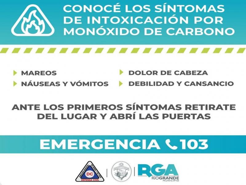 Ante situaciones de emergencia pueden comunicarse con la lnea 103 de Defensa Civil, o con el 107 del Hospital Regional Ro Grande.