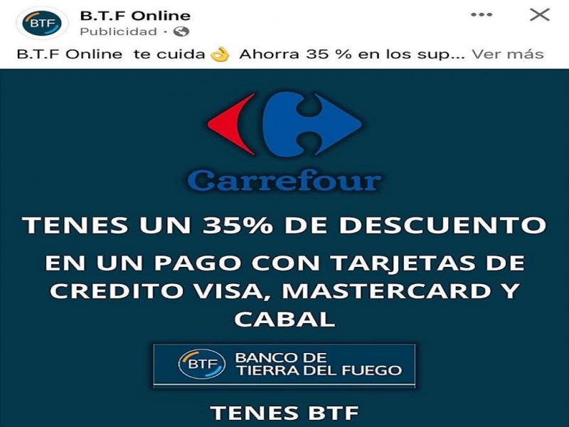 El BTF inform que en los ltimos das surgieron mltiples perfiles de redes sociales que aparentan ser el BTF, donde se invita a los usuarios a compartir informacin personal para ser beneficiario de celulares, televisores, bicicletas o dems premios.