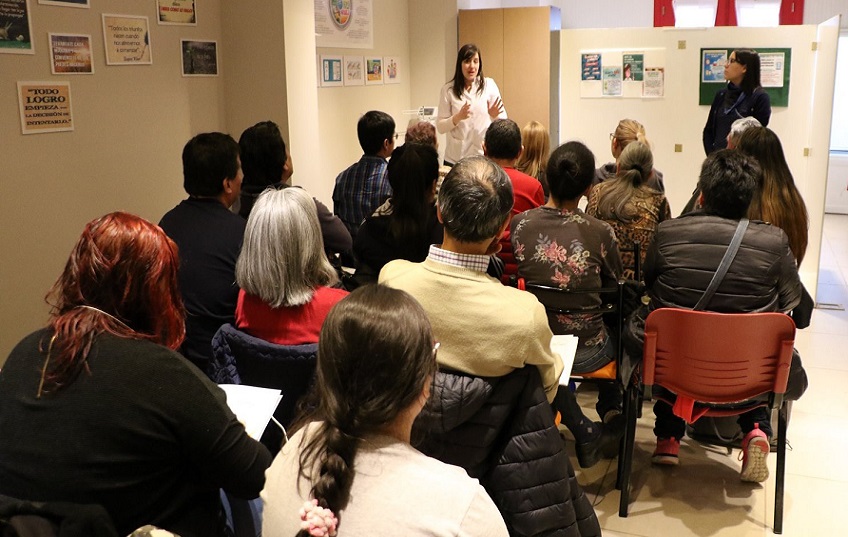 Celebramos que la gente apueste a las propuestas que les ofrece el Municipio. En esta oportunidad, han venido muchas familias a participar de este taller, indic Mara Teresa Sueldo, Coordinadora de Promocin y Prevencin de la Salud.