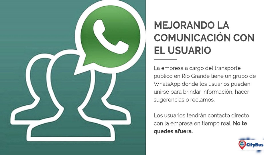 CityBus lleva a cabo acciones concretas para mantener un contacto directo con el usuario y continuar mejorando el servicio de transporte pblico para Ro Grande.