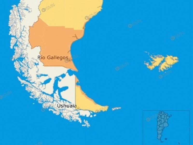 Hacia el medioda se ingresar a una Alerta Naranja ya que se espera el registro de las rfagas ms intensas en la zona norte de la isla que podran alcanzar los 100k/h, fenmeno que ir disminuyendo hacia el atardecer de la misma jornada.