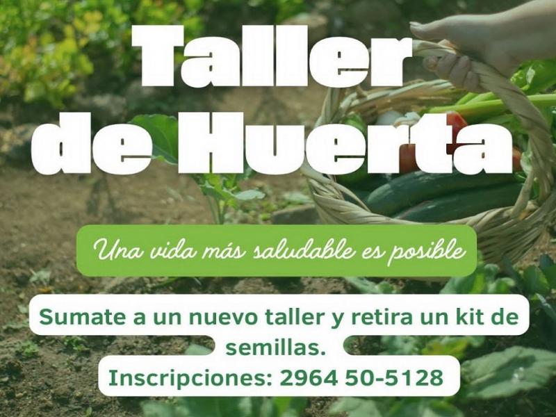 Esta iniciativa busca fomentar h�bitos sustentables, el contacto con la naturaleza y la producci�n responsable de alimentos en los hogares de R�o Grande. Consultas: 2964-505128.