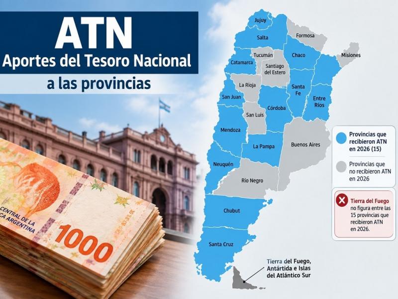 Un relevamiento anterior sobre la gesti�n de Javier Milei hab�a establecido que Tierra del Fuego integraba el grupo de ocho jurisdicciones que no hab�an recibido ning�n ATN desde el comienzo de la actual administraci�n nacional.