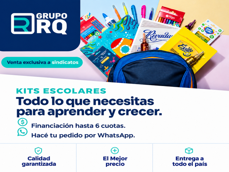 RQ acompa�a a sindicatos y organizaciones con soluciones integrales que combinan productos, personalizaci�n, financiaci�n y log�stica, adapt�ndose a las necesidades de cada organizaci�n y de su gente.